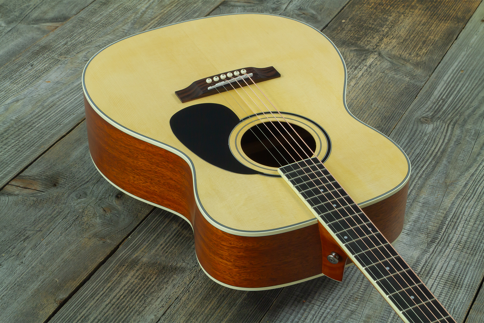 Wesland Om300-nat Orchestra Epicea Acajou Tec - Natural - Folk guitar - Variation 2