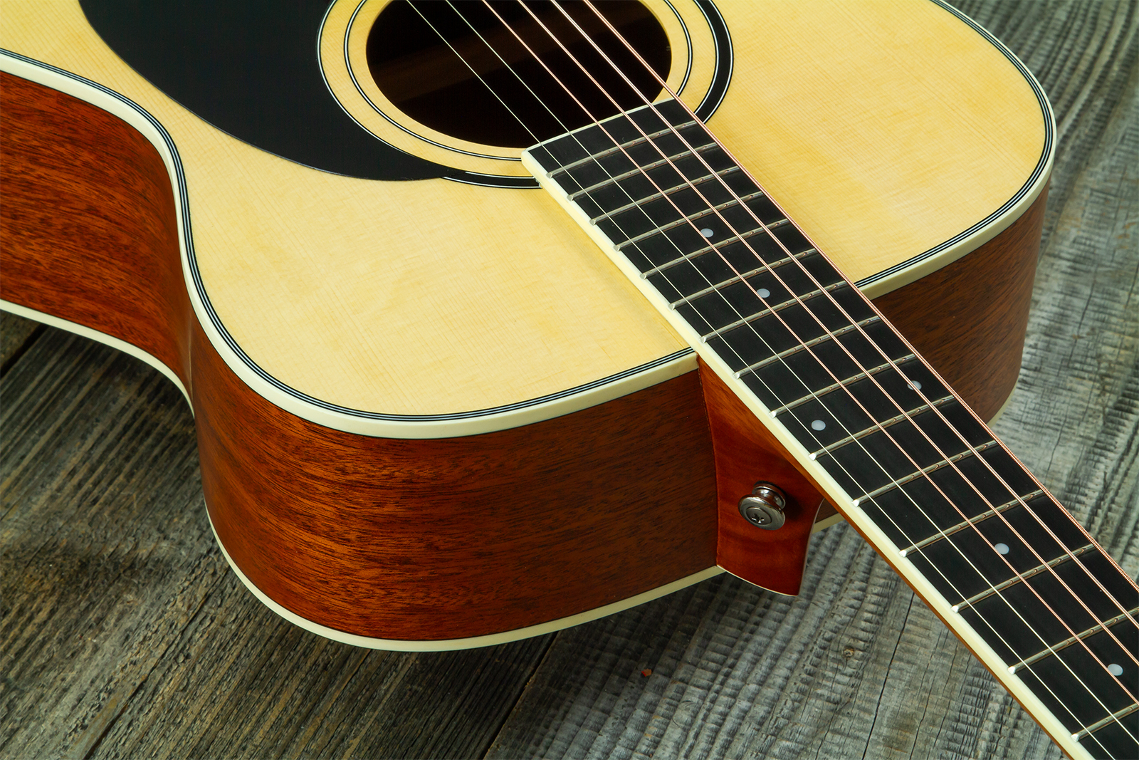 Wesland Om300-nat Orchestra Epicea Acajou Tec - Natural - Folk guitar - Variation 4