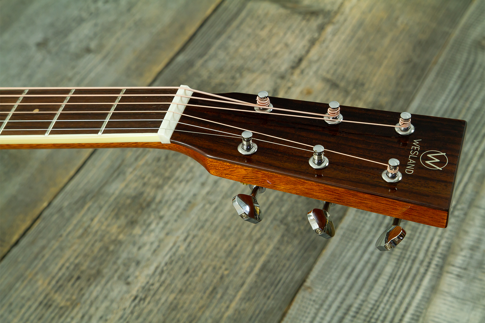 Wesland Om750-nat Om Tout Acajou Rw - Natural - Folk guitar - Variation 6