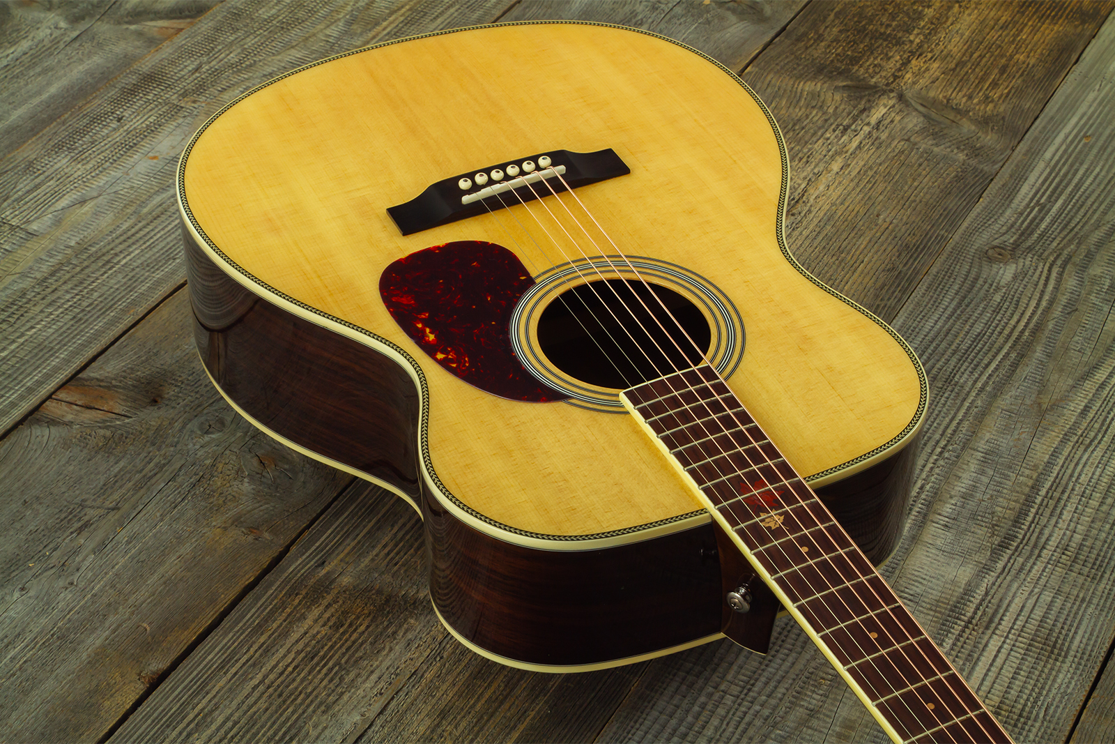 Wesland Om800-nat Om Epicea Palissandre Rw - Natural - Folk guitar - Variation 3
