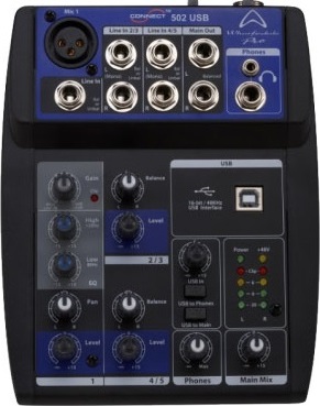 Wharfedale Connect 502 Usb Black - Analog mixing desk - Main picture