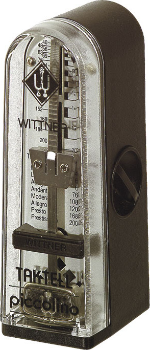 Wittner 890161 Piccolino Plastique Noir - Metronome - Main picture