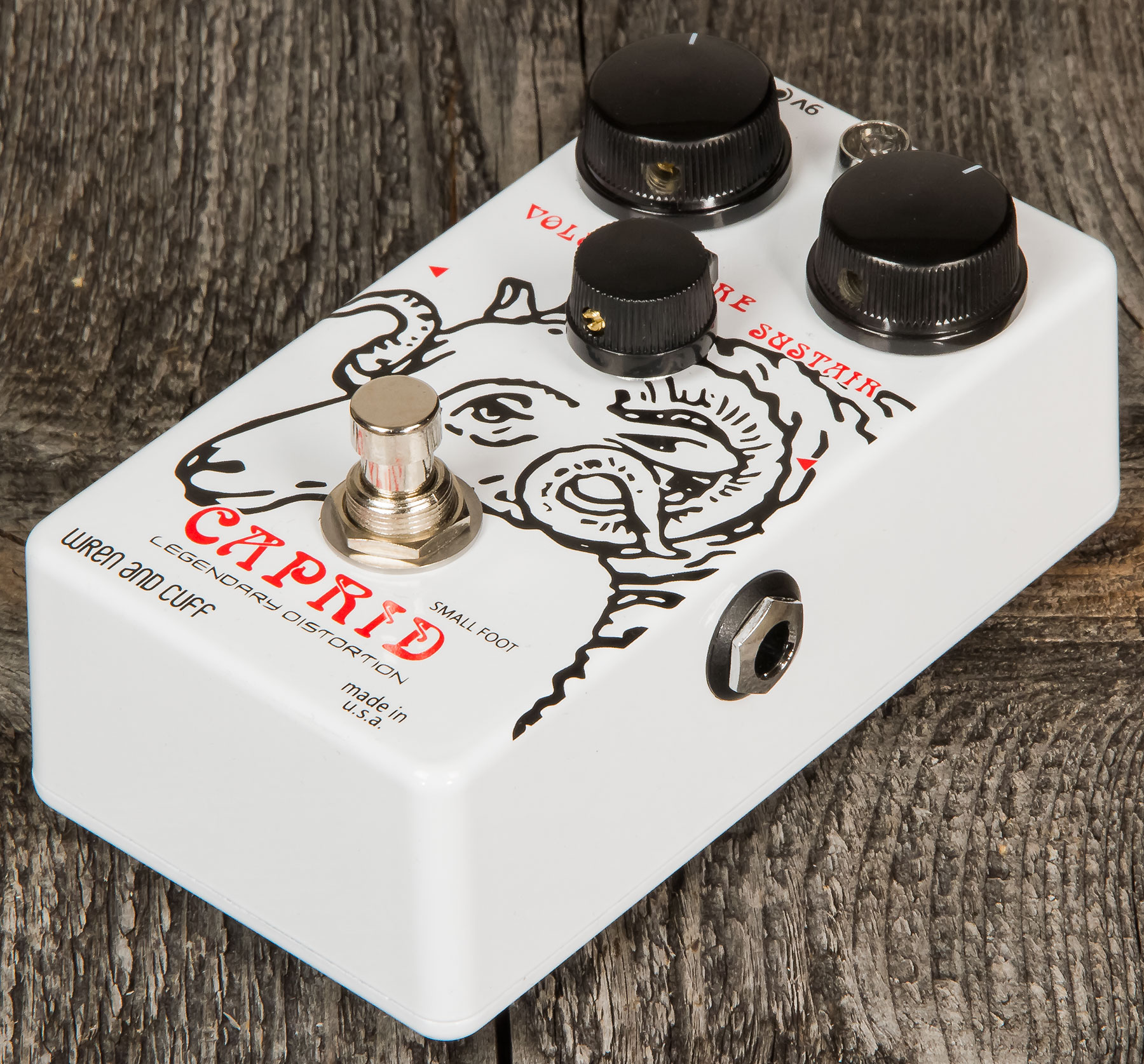 Caprid Small Foot Legendary Distortion Overdrive, distortion