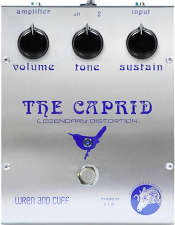 Wren And Cuff Blue-violet Caprid Og - Overdrive, distortion & fuzz effect pedal - Main picture