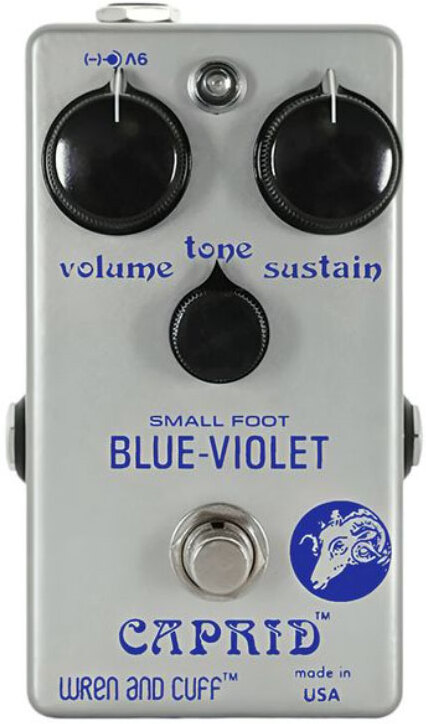 Wren And Cuff Blue Violet Caprid Small Foot - Overdrive, distortion & fuzz effect pedal - Main picture