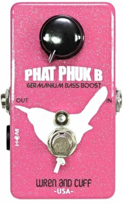 Wren And Cuff Phat Phuk Germanium Bass Booster - Overdrive, distortion & fuzz effect pedal - Main picture