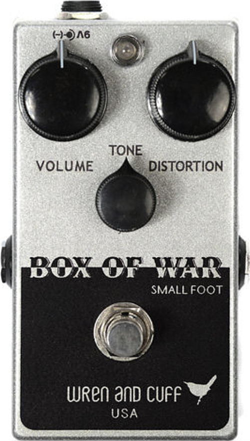 Wren And Cuff Small Foot Box Of War Overdrive - Overdrive, distortion & fuzz effect pedal - Main picture