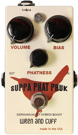 Wren And Cuff Suppa Phat Phuk Germanium/fet Hybrid Boost - Overdrive, distortion & fuzz effect pedal - Main picture