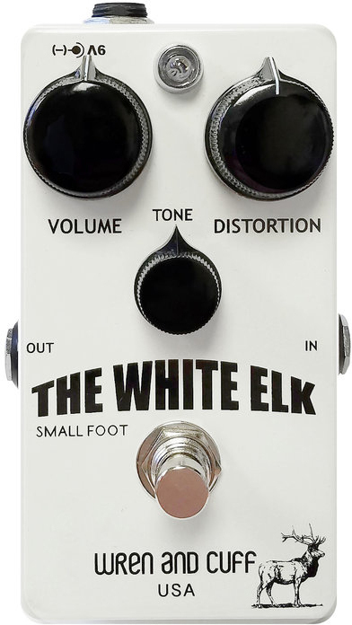 Wren And Cuff The White Elk Small Foot Fuzz - Overdrive, distortion & fuzz effect pedal - Main picture