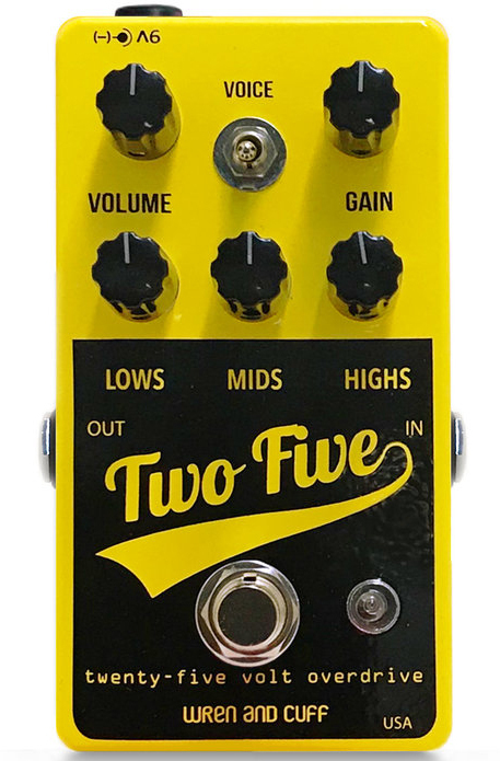 Wren And Cuff Two Five Drive Boost - Overdrive, distortion & fuzz effect pedal - Main picture