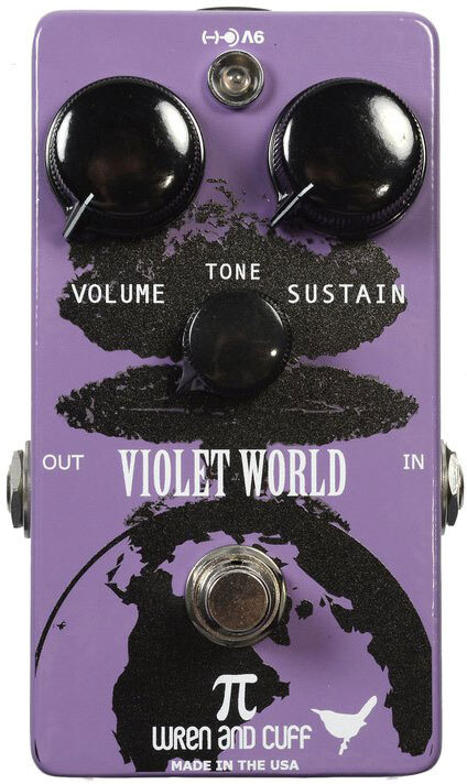 Wren And Cuff Violet World Fuzz - Overdrive, distortion & fuzz effect pedal - Main picture