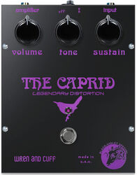 Overdrive, distortion & fuzz effect pedal Wren and cuff Black-Violet Caprid OG