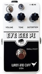 Overdrive, distortion & fuzz effect pedal Wren and cuff Eye See Pie Fuzz