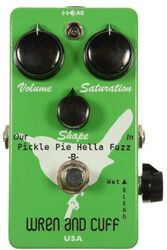 Overdrive, distortion & fuzz effect pedal Wren and cuff Pickle Pie Bass Fuzz