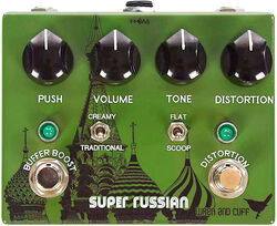 Overdrive, distortion & fuzz effect pedal Wren and cuff Super Russian Fuzz