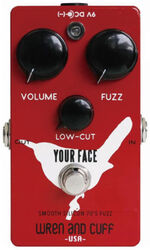 Overdrive, distortion & fuzz effect pedal Wren and cuff Your Face 70's Silicon Fuzz