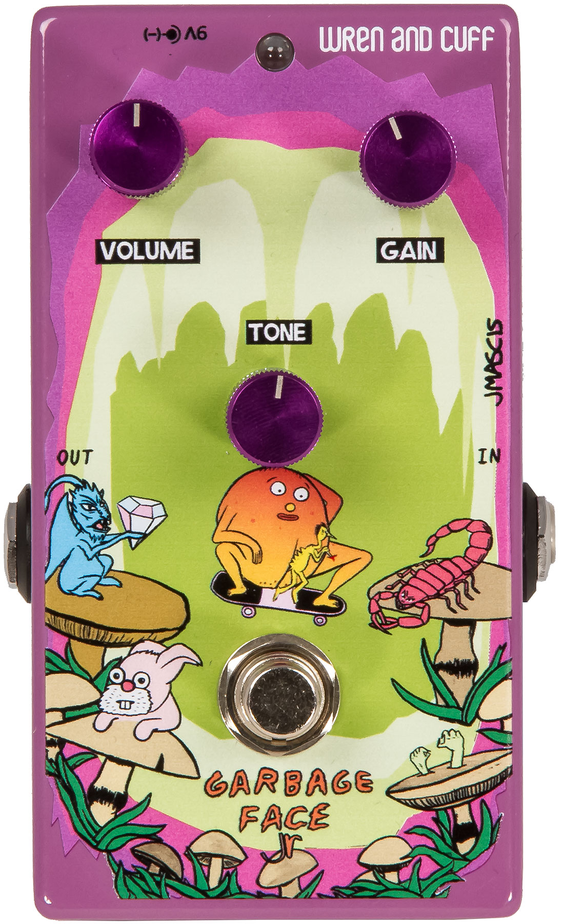 Wren and cuff Garbage Face Jr. Fuzz Overdrive, distortion & fuzz effect