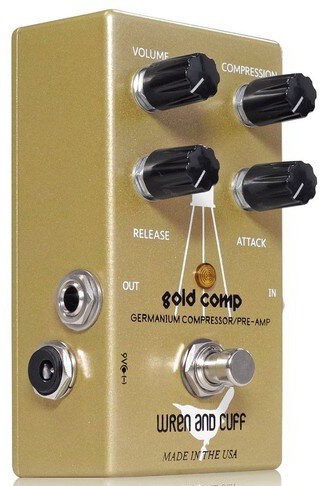 Wren And Cuff Gold Comp Compressor - Compressor, sustain & noise gate effect pedal - Variation 1