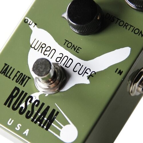 Wren And Cuff Tall Font Russian Fuzz - Overdrive, distortion & fuzz effect pedal - Variation 1