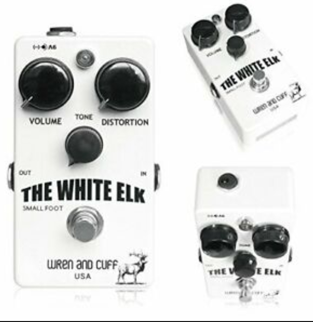 Wren And Cuff The White Elk Small Foot Fuzz - Overdrive, distortion & fuzz effect pedal - Variation 1