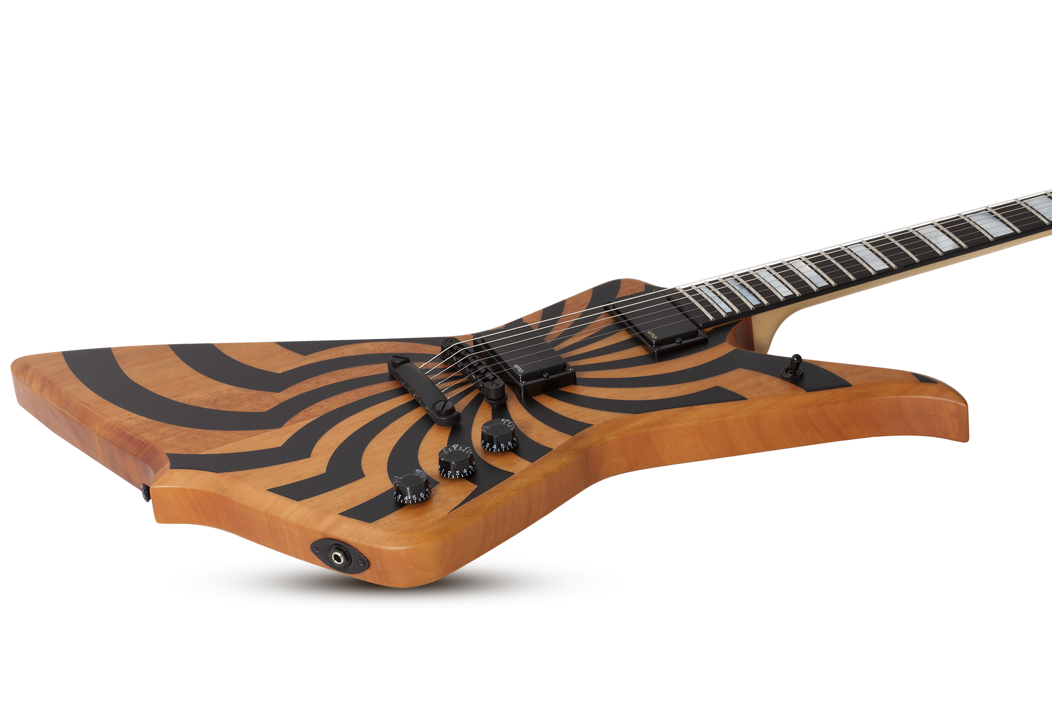 Wylde Audio Blood Eagle Hh Ht Eb - Satin Rawtop Buzzsaw - Metal electric guitar - Variation 1