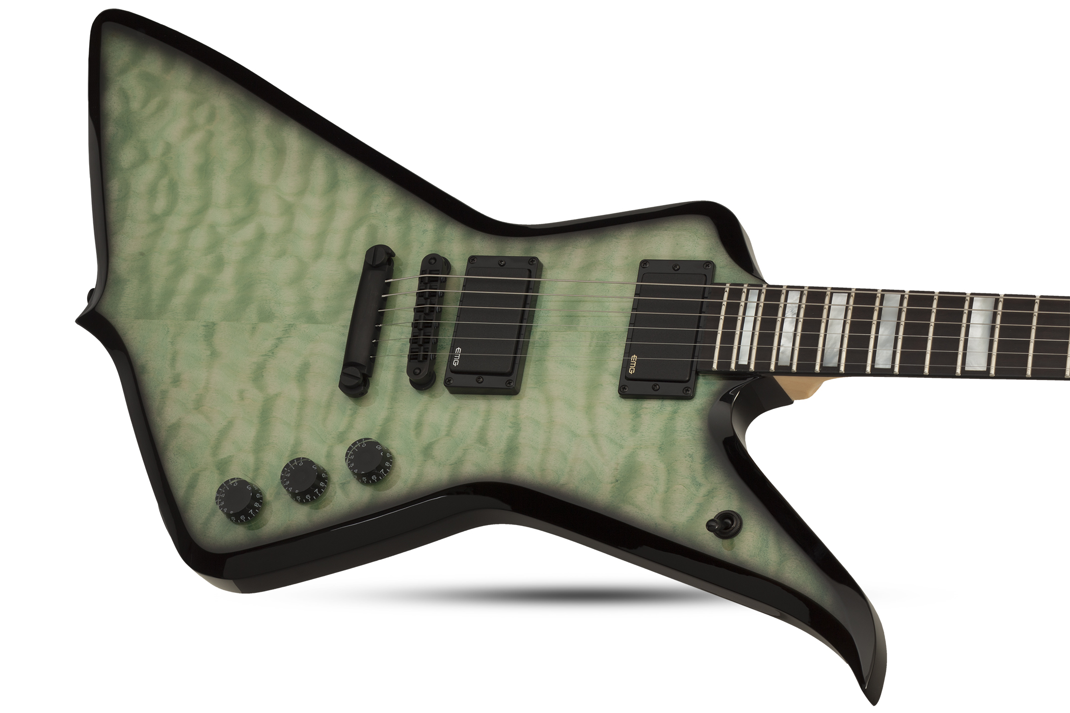 Wylde Audio Blood Eagle Hh Ht Eb - Nordic Ice - Metal electric guitar - Variation 2