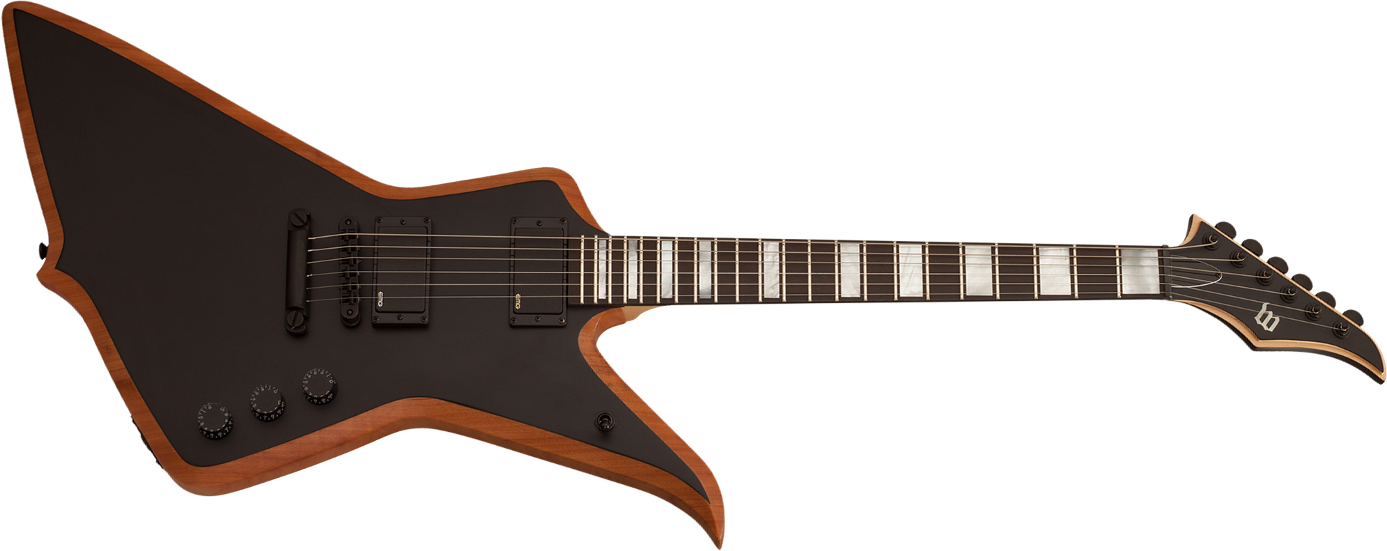 Wylde Audio Blood Eagle Hh Ht Eb - Mahogany Blackout - Metal electric guitar - Main picture