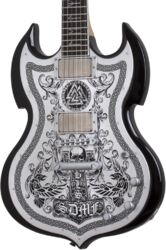 Signature electric guitar Wylde audio Ironworks Barbarian - Black burst