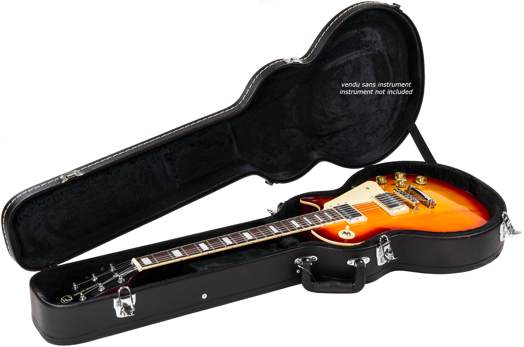 X-tone 1502 Standard Electrique Les Paul En Forme Black - Electric guitar case - Variation 6