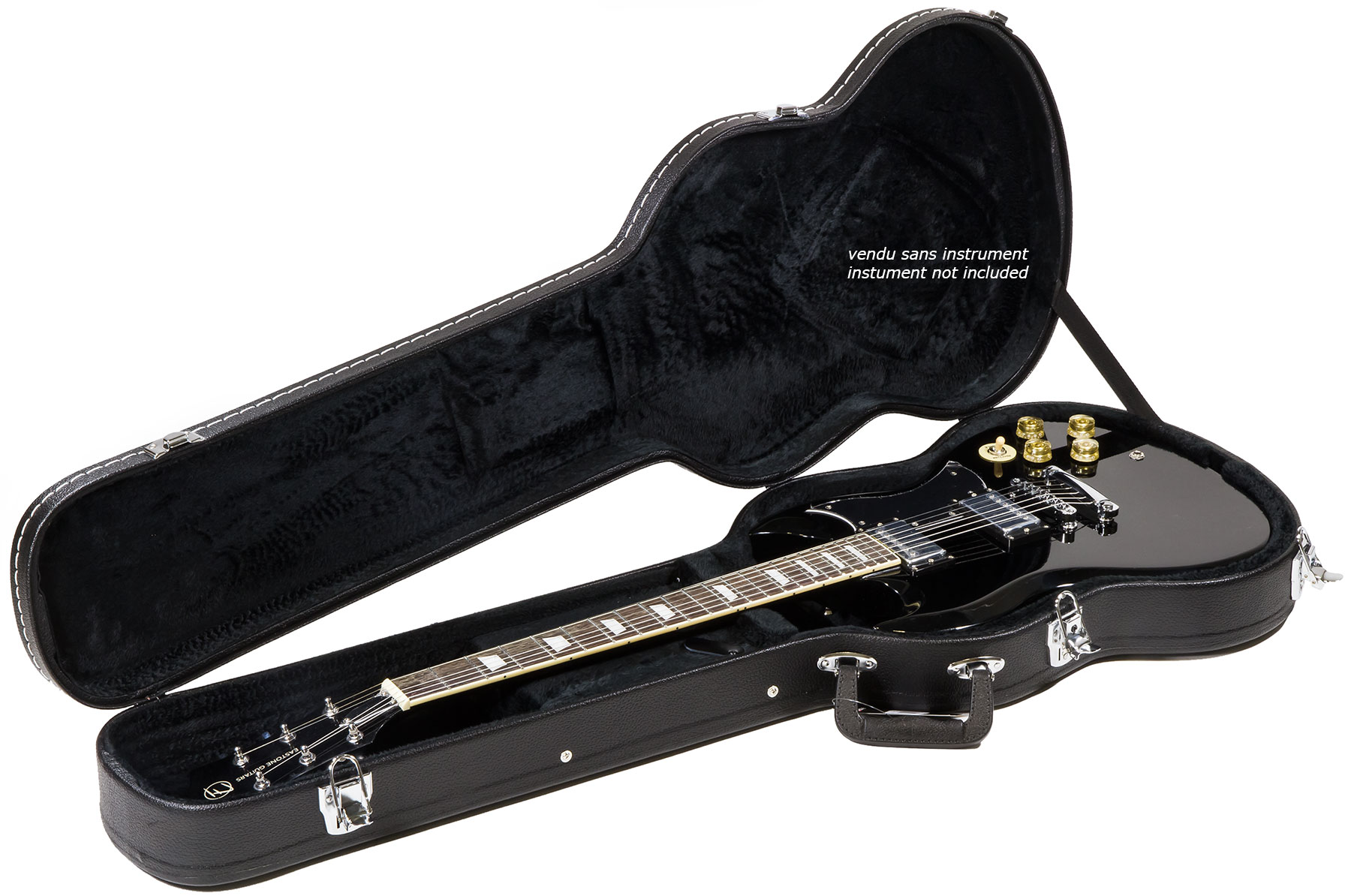 X-tone 1503 Standard Electrique Sg En Forme Black - Electric guitar case - Variation 2