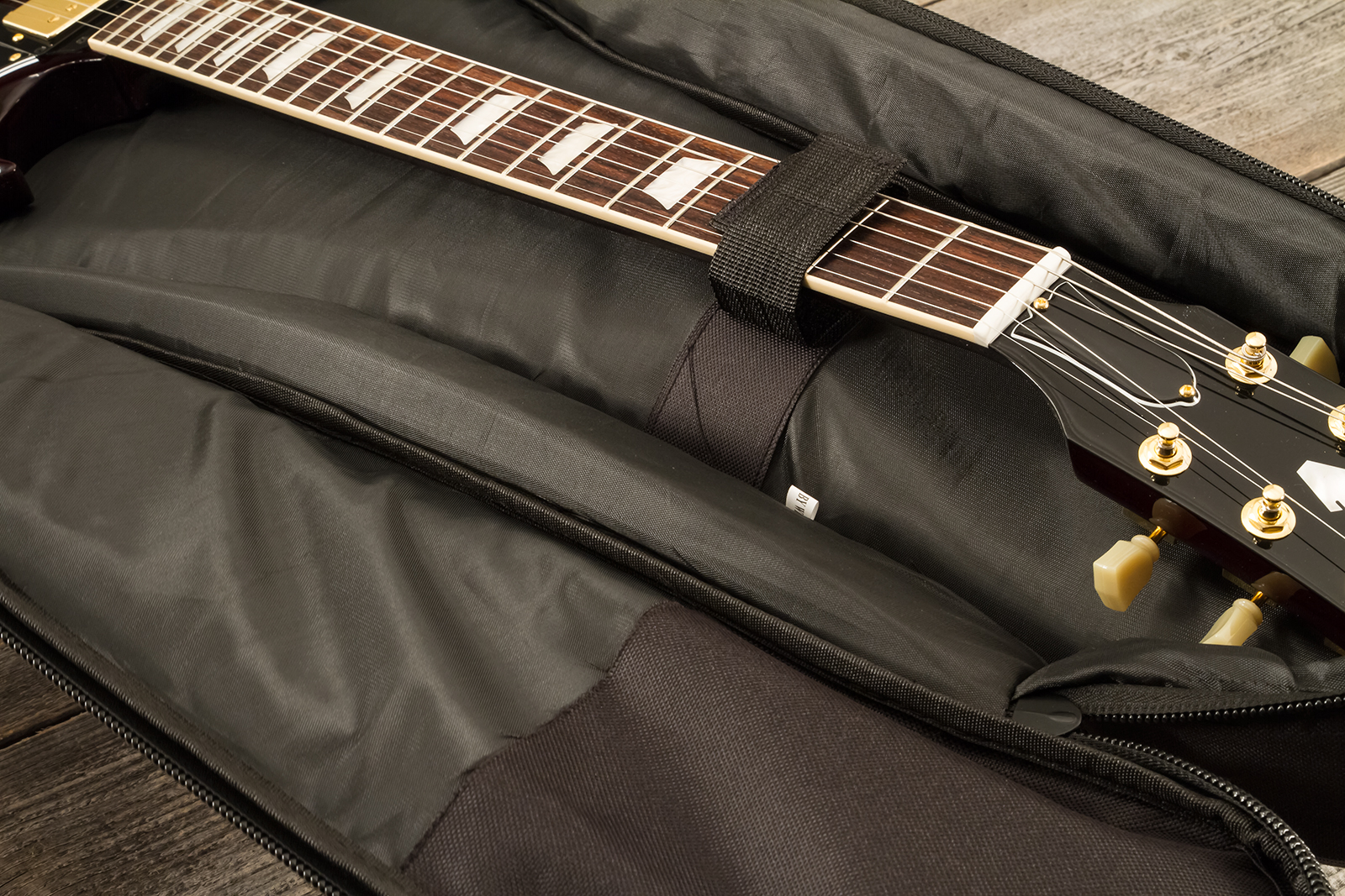 X-tone 15mm Black V2 (2015 Ele-bk) - Electric guitar gig bag - Variation 7