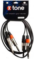 X1017-1.5M - 2 Jack(M) 6,35 mono / 2 Jack(M) 6,35 mono