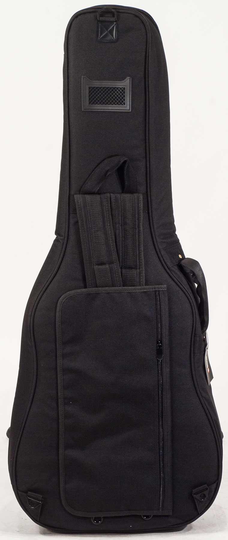 X-tone 2030 Fol-bk Deluxe Nylon Folk Dreadnought Black (2070) - Acoustic guitar gig bag - Variation 1