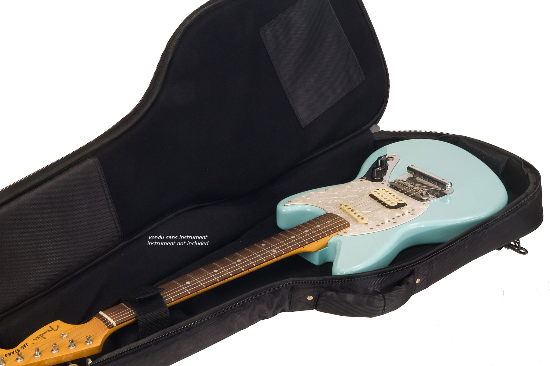 X-tone 2020 Ele-bk Light Deluxe Electric Guitar Bag Black (2083) - Electric guitar gig bag - Variation 5