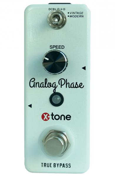 Modulation, chorus, flanger, phaser & tremolo effect pedal X-tone Analog Phase