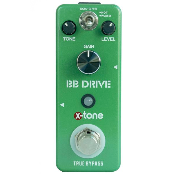 Overdrive, distortion & fuzz effect pedal X-tone BB Drive