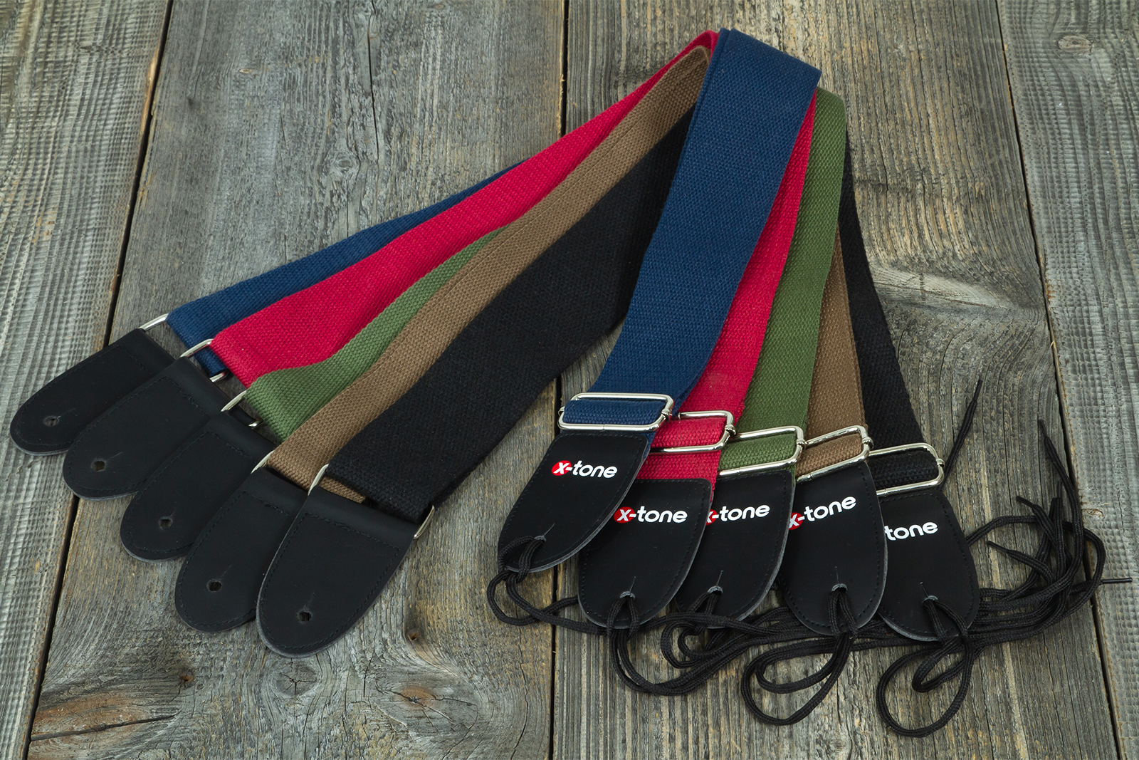 X-tone B038-gr Cotton Metal Buckle Guitar Strap - Guitar strap - Variation 2