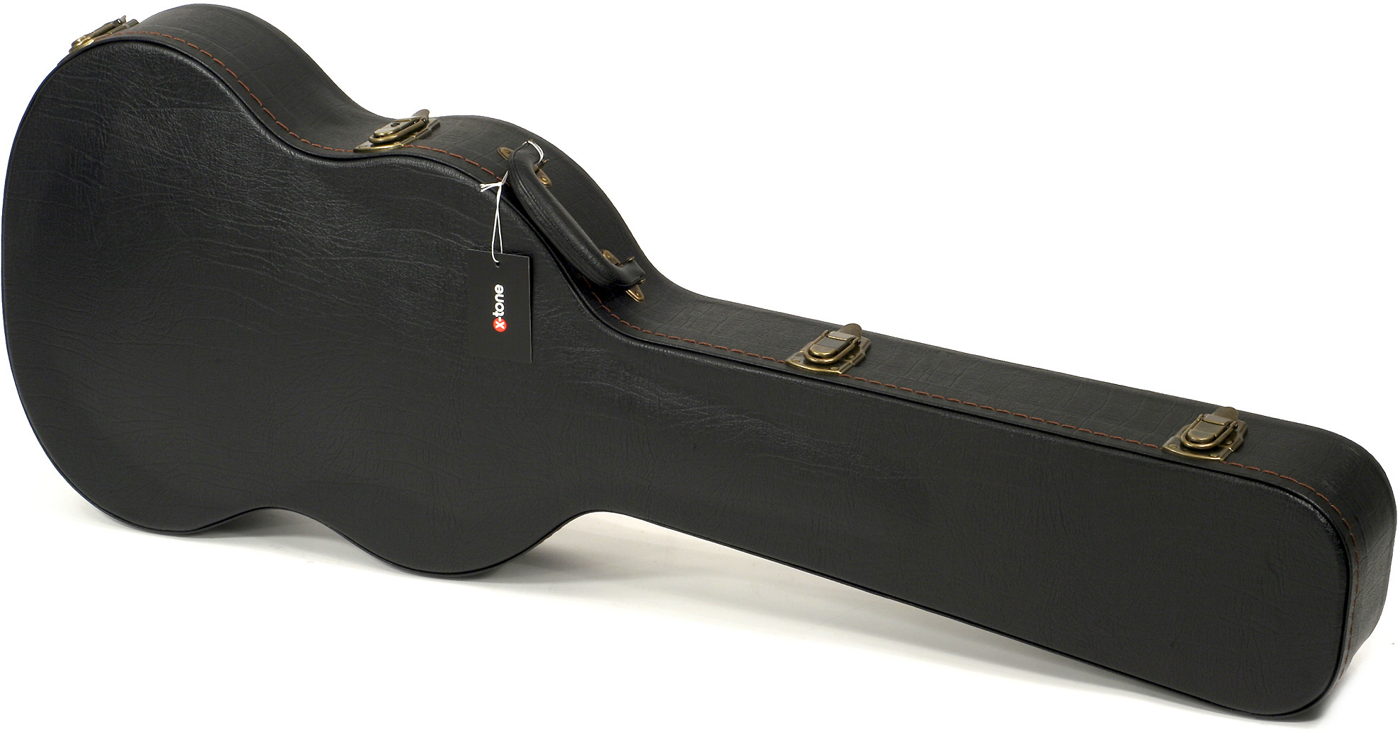 X-tone 1553 Deluxe Electrique Sg En Forme Black - Electric guitar case - Main picture