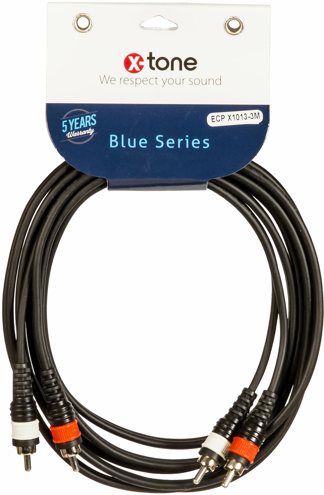 X-tone 2 Rca / 2 Rca 3m Blue Series (x1013-3m) - Cable - Main picture