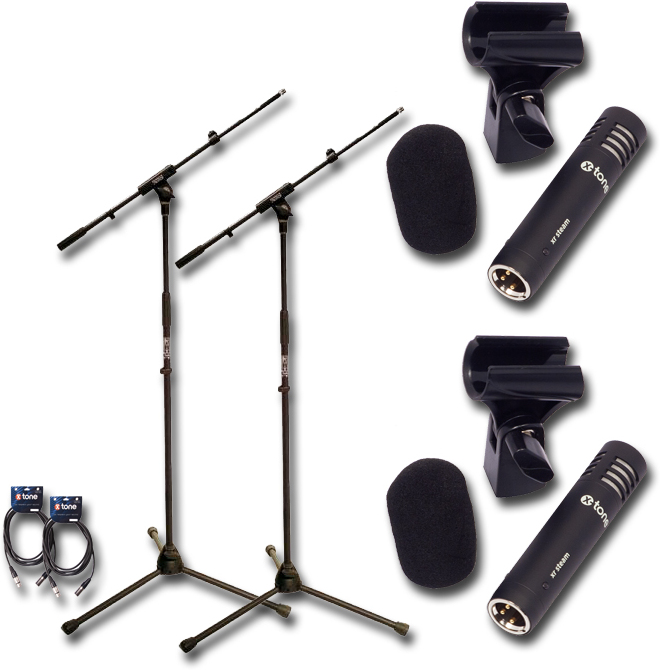 X-tone 2 Xr-steam + 2 X Rtx Mpx + 2 X X1003 + - Microphone pack with stand - Main picture