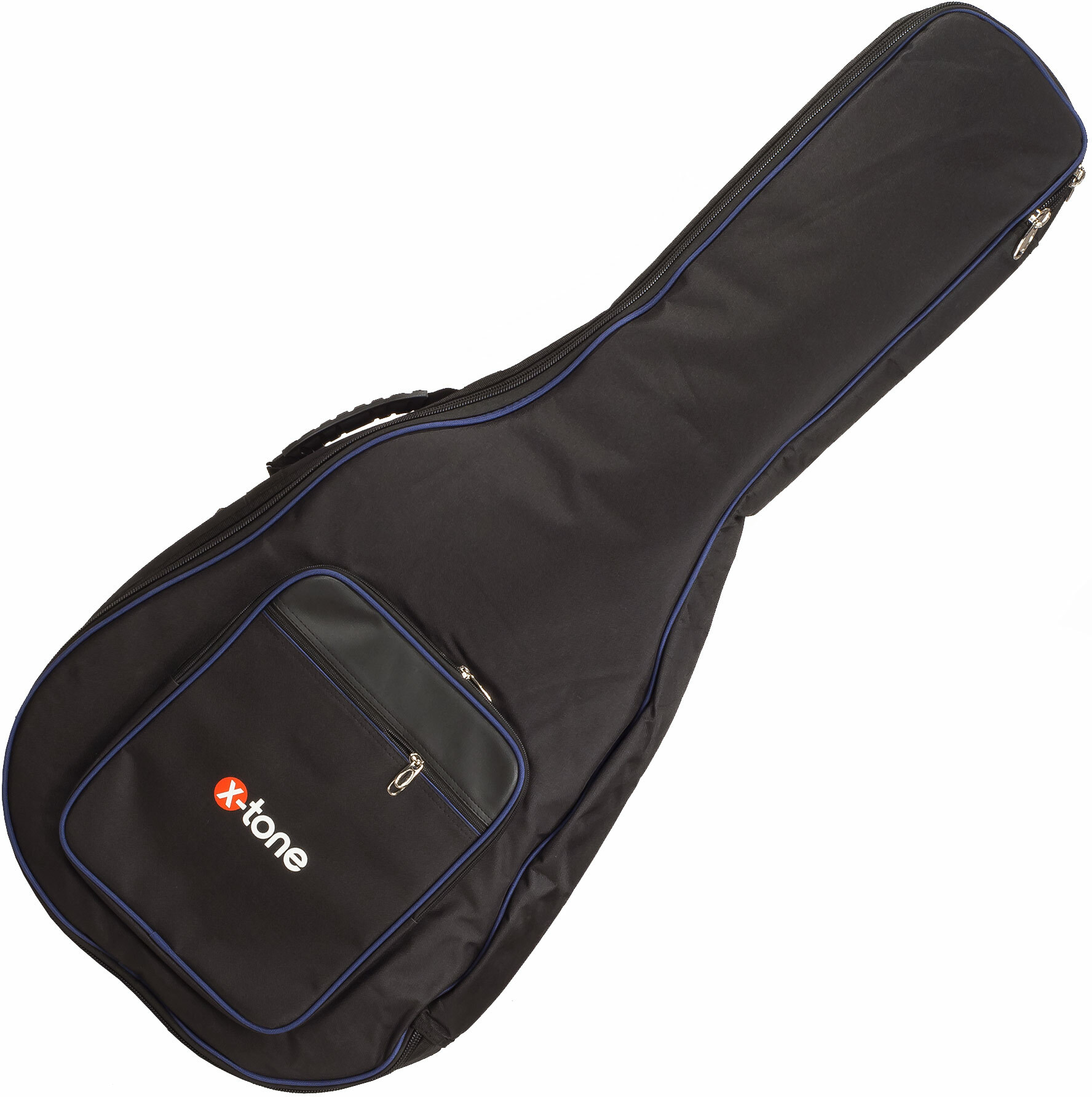 X-tone 2015 Fol-bk Nylon 15mm Dreadnought Guitar Bag Black (2012) - Acoustic guitar gig bag - Main picture