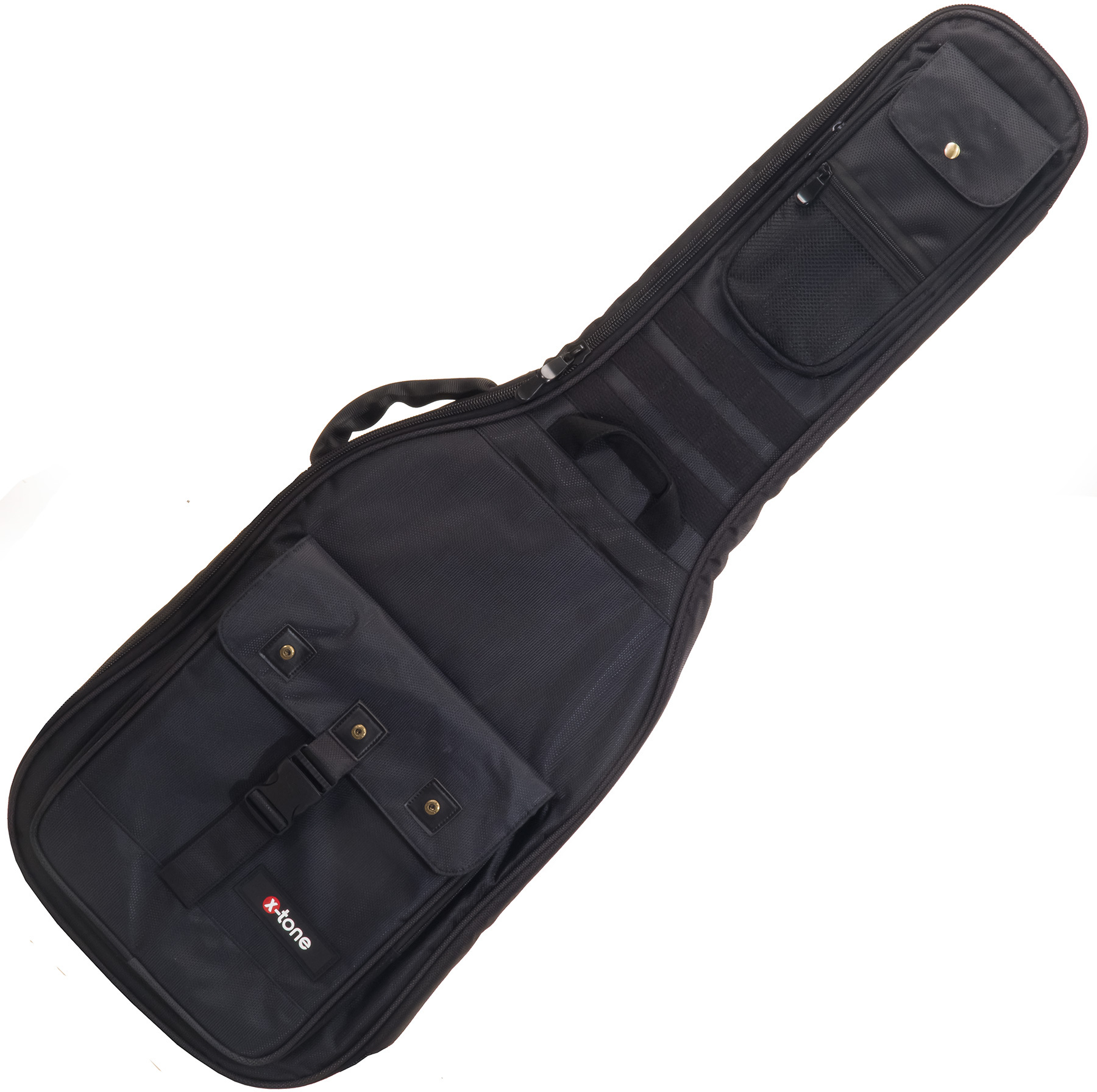 X-tone 2020 Ele-bk Light Deluxe Electric Guitar Bag Black (2083) - Electric guitar gig bag - Main picture