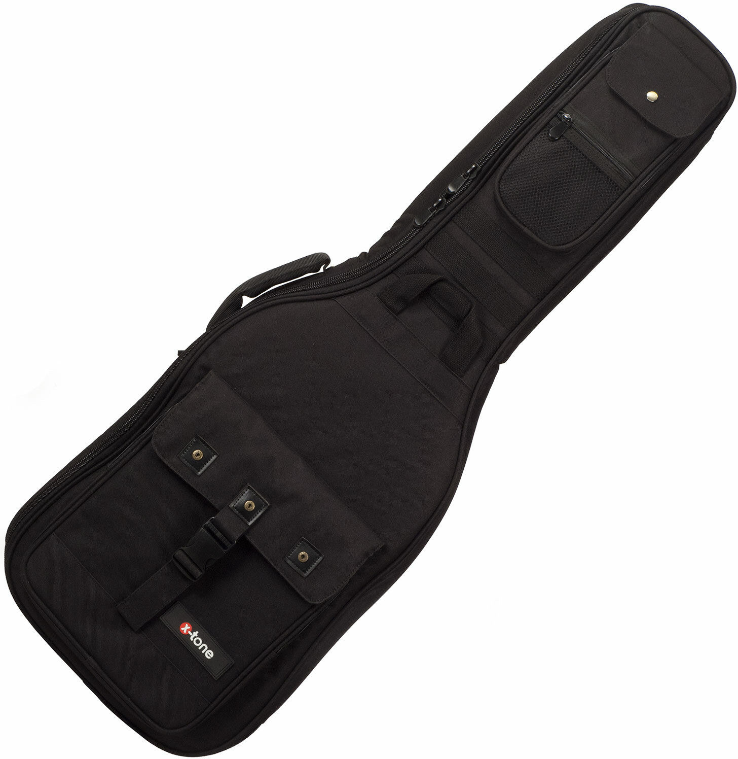 X-tone 2030 Ele-bk Deluxe Nylon Electric Black (2069) - Electric guitar gig bag - Main picture