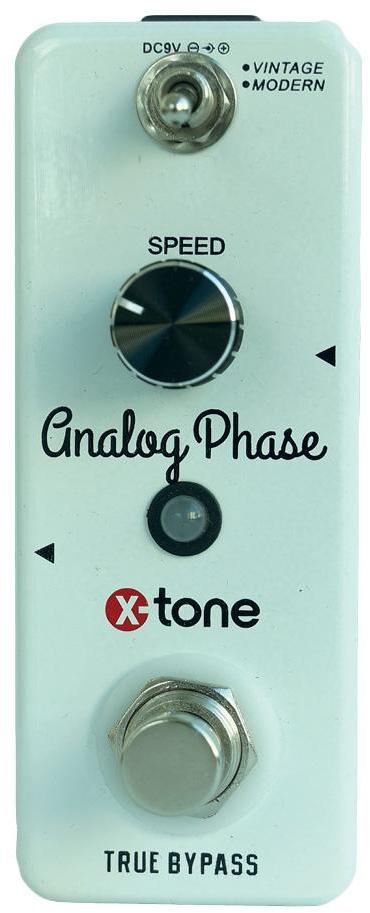 Modulation, chorus, flanger, phaser & tremolo effect pedal X-tone Analog Phase