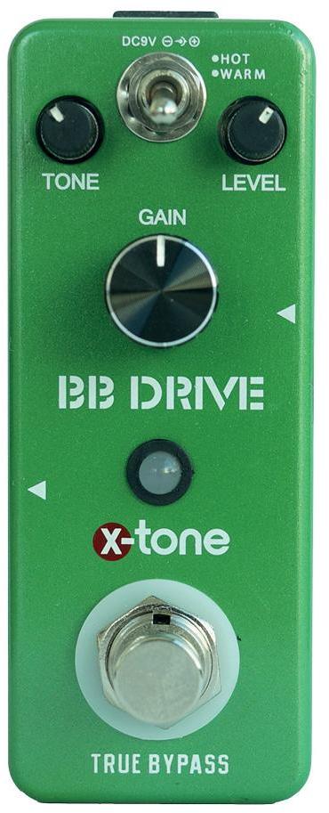 Overdrive, distortion & fuzz effect pedal X-tone BB Drive