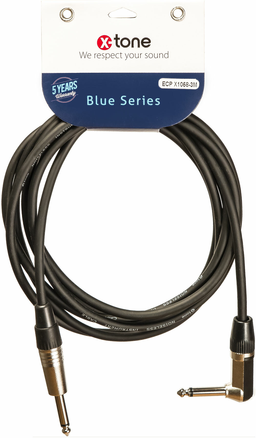 X-tone Jack / Jack Coude 3m Blue Series (x1058-3m) - Cable - Main picture