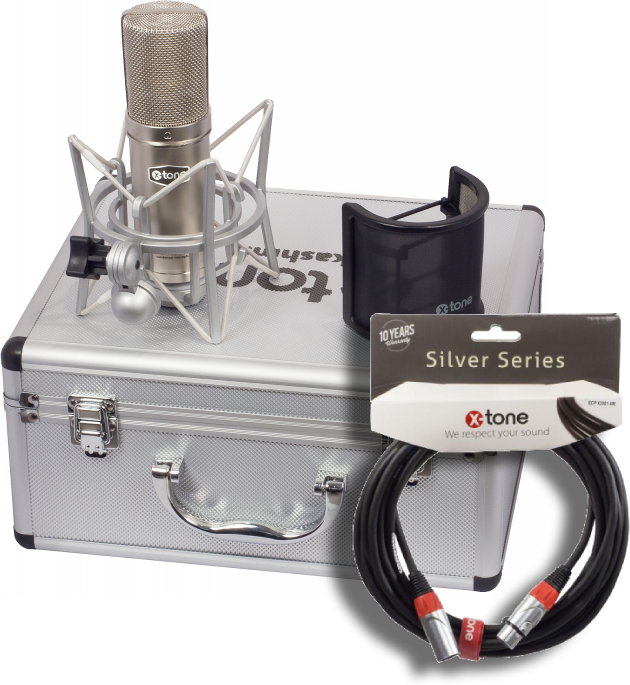X-tone Kashmir + Cable Xlr Xlr 6m Offert - Microphone pack with stand - Main picture
