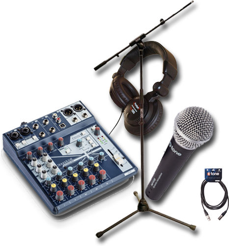X-tone Micro Xd-410 + Notepad-8fx + X1003 + Pro580 + Rtx Mpx - Microphone pack with stand - Main picture
