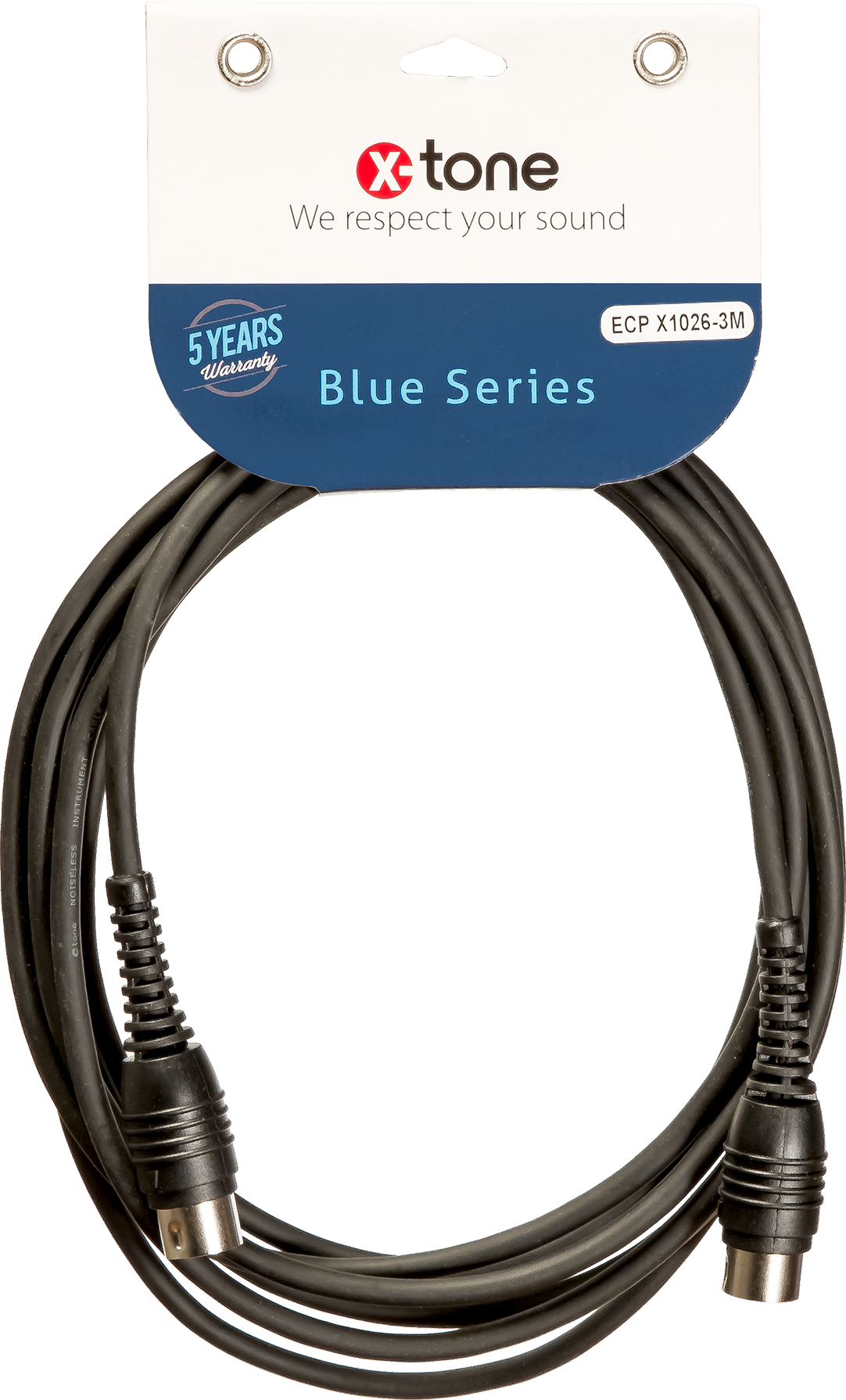 X-tone Midi Din / Din 3m Blue Series (x1026-3m) - Cable - Main picture