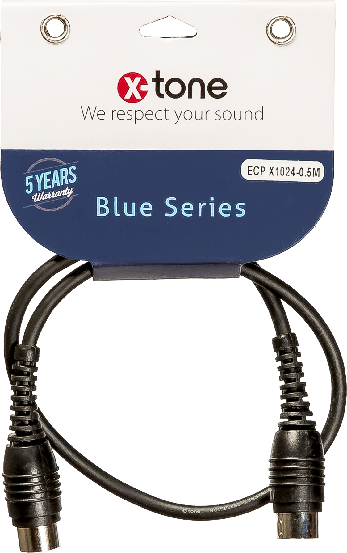 X-tone Midi Din / Din 50cm Blue Series (x1024-0.5m) - Cable - Main picture